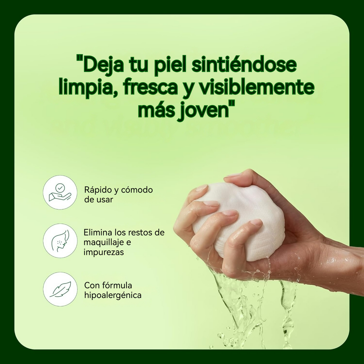Almohadillas tonificantes K-Beauty con fórmula antienvejecimiento