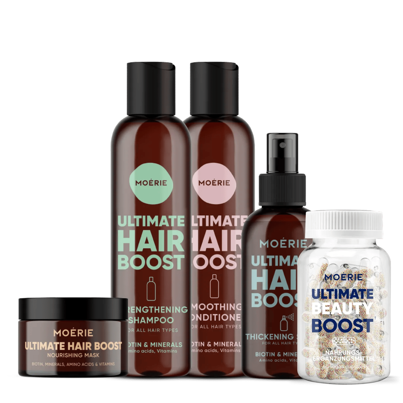 Set completo para fortalecer el crecimiento del cabello