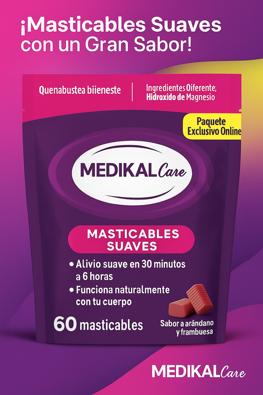 Gomitas de alivio suave del estreñimiento