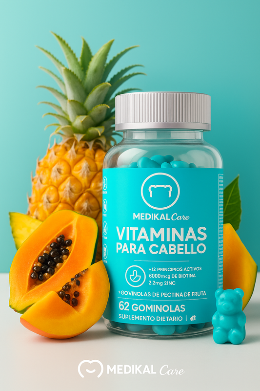 Gominolas Medikal Care para un cabello fuerte y sano
