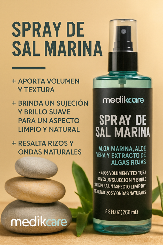 Spray de Sal Marina para Cabello