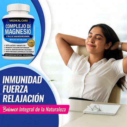 Magnesium Complex® De Alta Pureza Anti-Edad