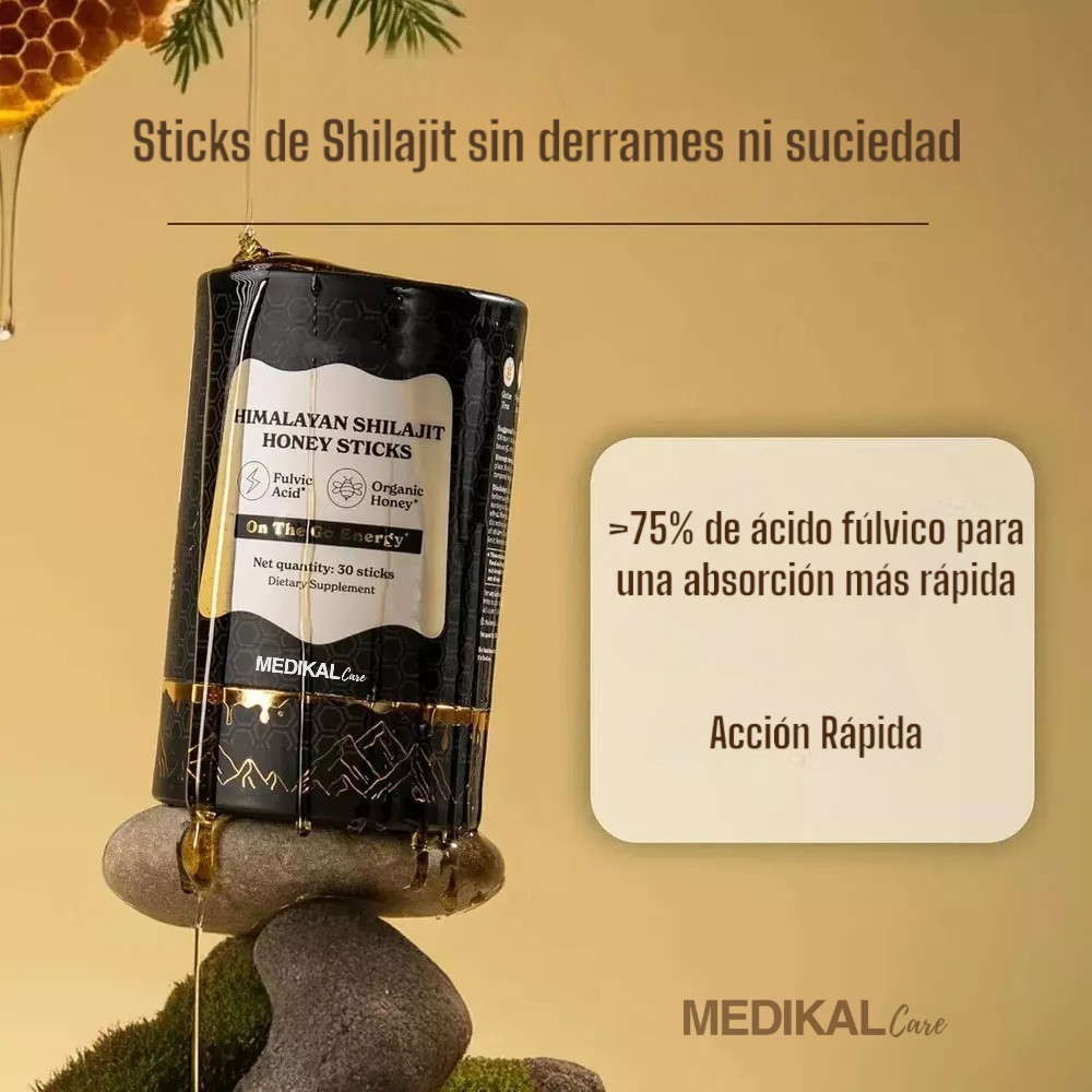 Barras de Shilajit con Miel y Azafrán - Medikal Care