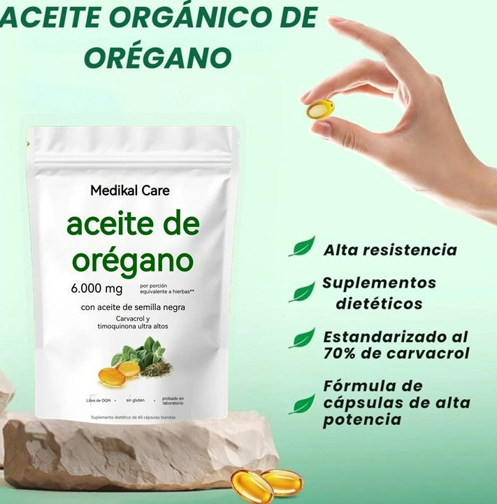 Cápsulas Naturales Aceite de Orégano