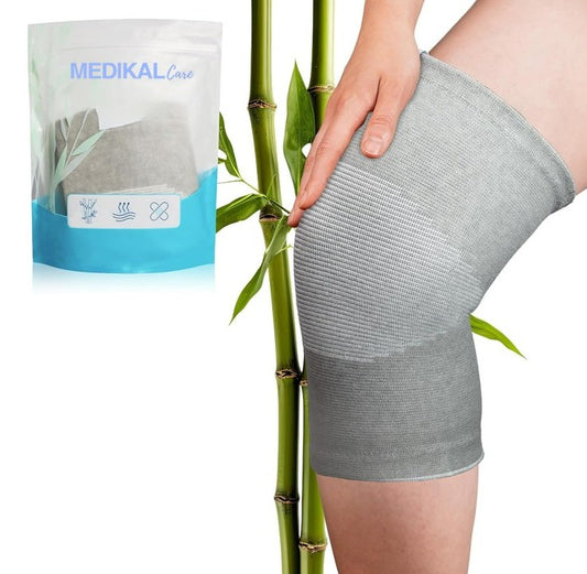 Rodilleras de compresión con fibras de bambú para alivio articular natural