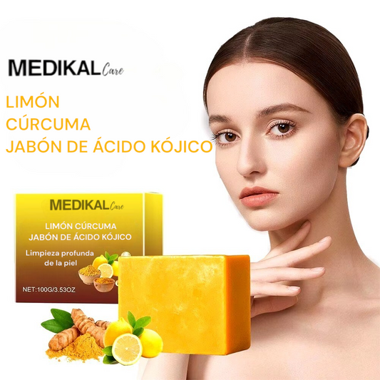 Jabón de Ácido Kójico de Limón y Cúrcuma - Medikal Care